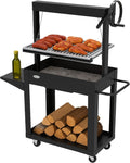 Con tubo del gas con protezione anti-rotazione Barbecue da esterno in acciaio spazzolato ideale per cucina all'aperto