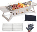 Con sistema di filtrazione del fumo Barbecue portatile in materiale resistente agli agenti atmosferici ideale per spiaggia e mare