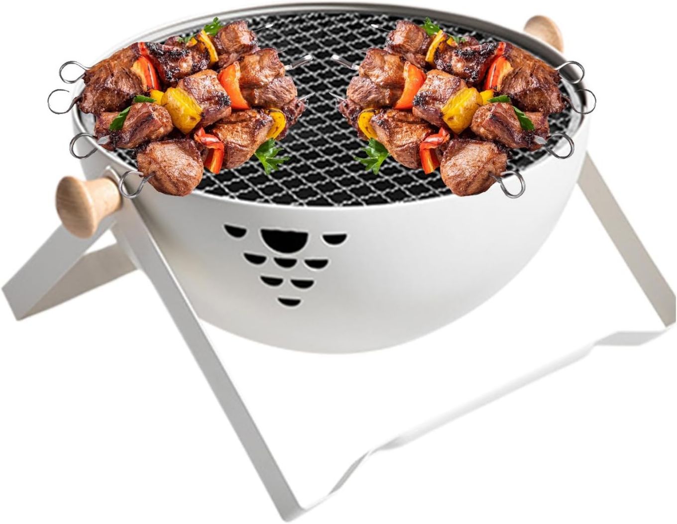 Con materiale resistente alla ruggine e alla corrosione Fornello per barbecue in acciaio inossidabile perfetto per giardino e cortile