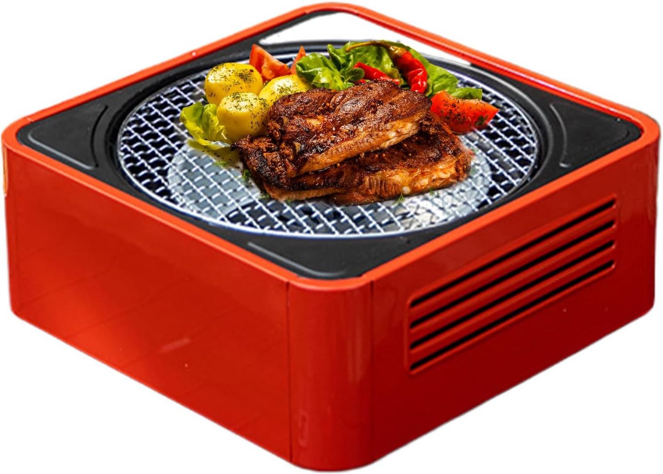 Con supporto per la bombola del gas Fornello per barbecue in materiale non tossico perfetto per uso domestico all'aperto