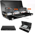 Con design pieghevole con ingombro minimo Barbecue da esterno in acciaio galvanizzato ideale per campeggio in tenda