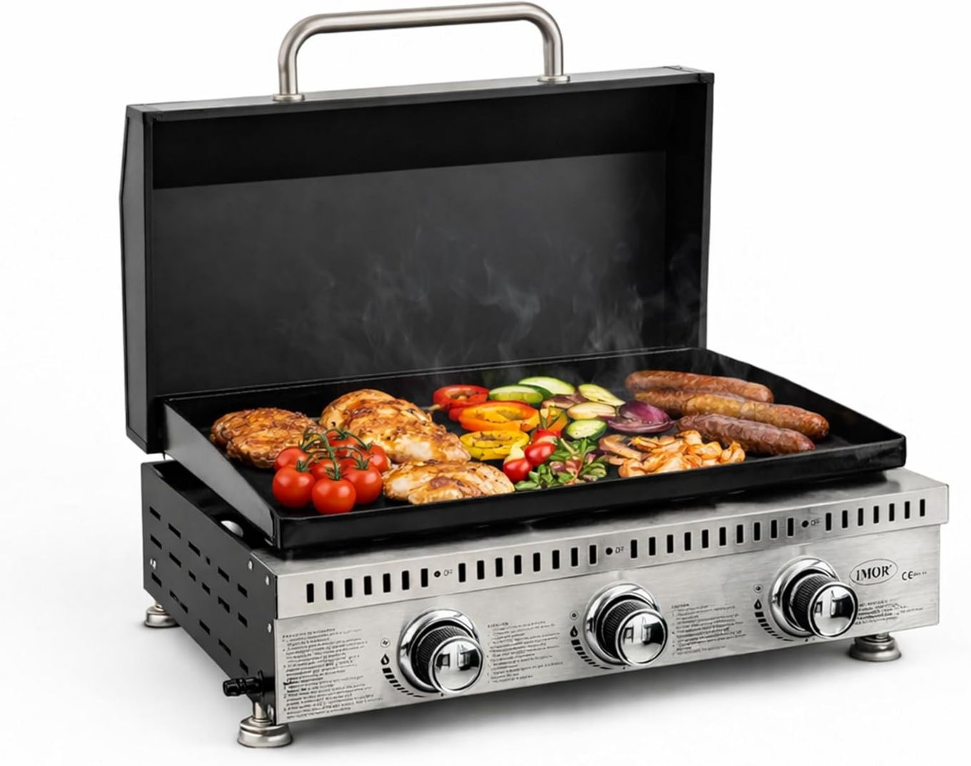 Con materiale resistente alle macchie e facile da pulire Griglia per barbecue in alluminio leggero perfetto per feste e riunioni