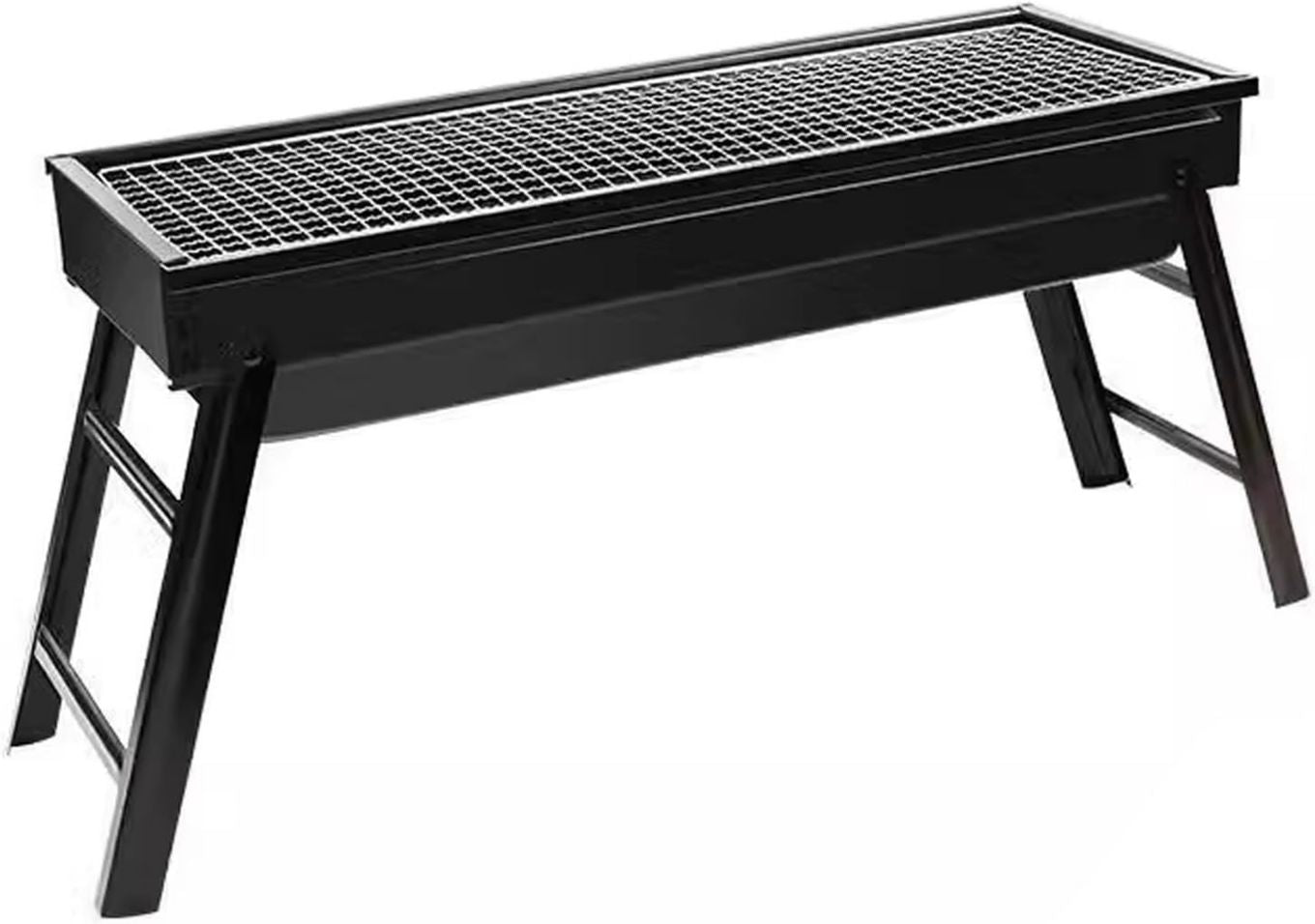Con design moderno e minimalista Barbecue a carbonella in acciaio galvanizzato ideale per giardino e cortile di casa