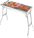 Con design a doppia parete per l'isolamento termico Barbecue a carbonella in alluminio leggero ideale per cucina all'aperto