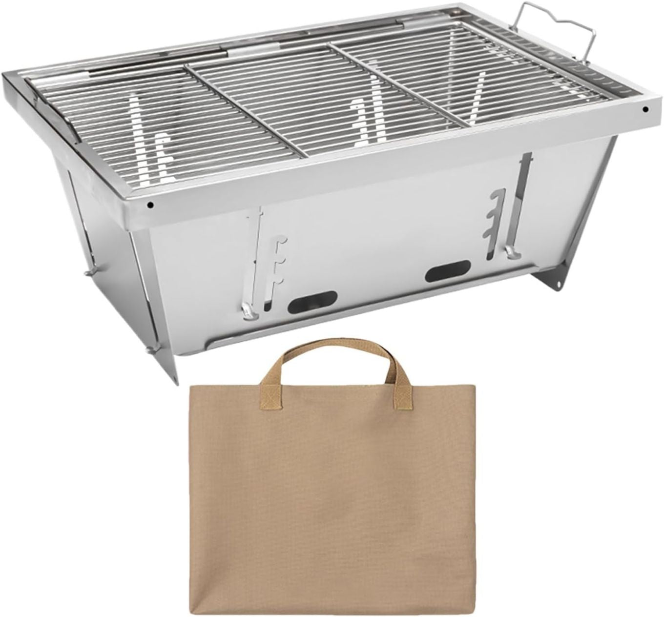 Con vaschetta per il grasso rimovibile Fornello per barbecue in materiale non tossico perfetto per uso domestico