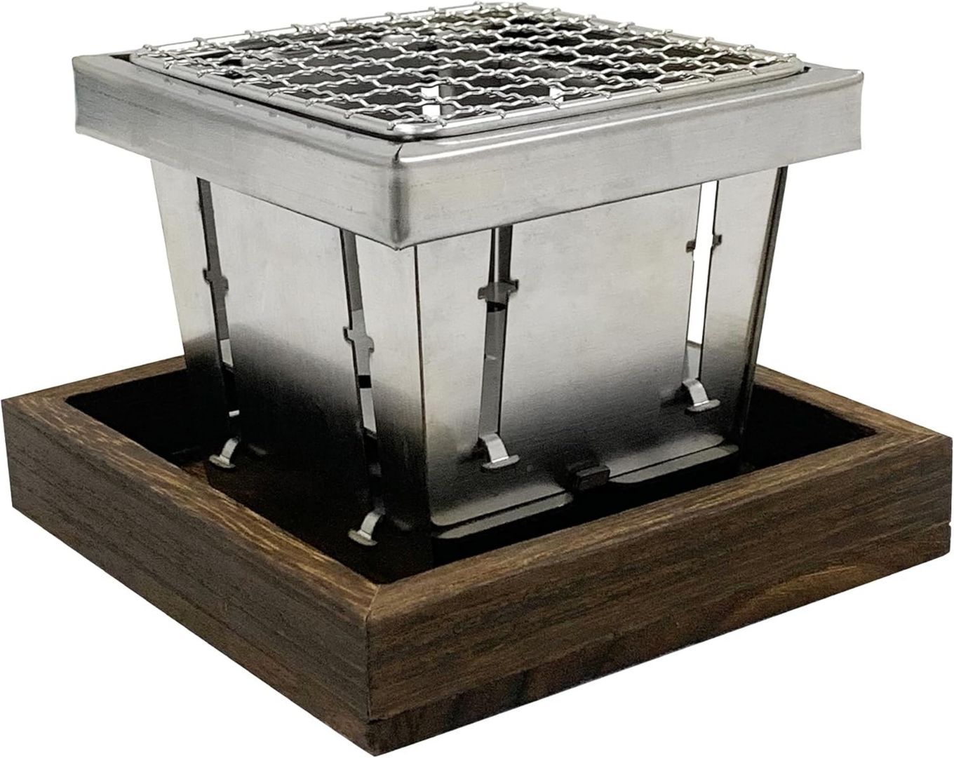 Con montaggio intuitivo senza istruzioni Barbecue portatile in acciaio resistente ideale per trekking e escursionismo