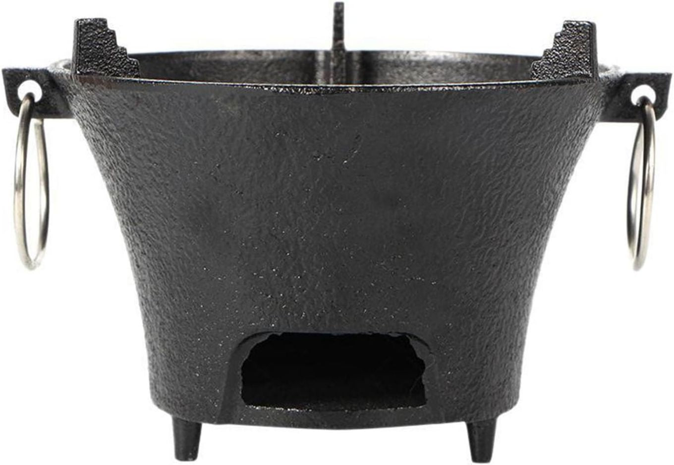 Con design a doppia camera per la cottura indiretta Barbecue da esterno in acciaio spazzolato ideale per cucina all'aperto